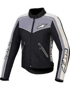 Chaqueta Alpinestars Stella T-Dyno WR | Negro-gris oscuro-marfil