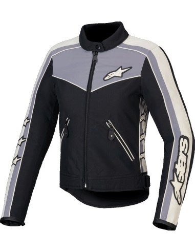 Chaqueta Alpinestars Stella T-Dyno WR | Negro-gris oscuro-marfil