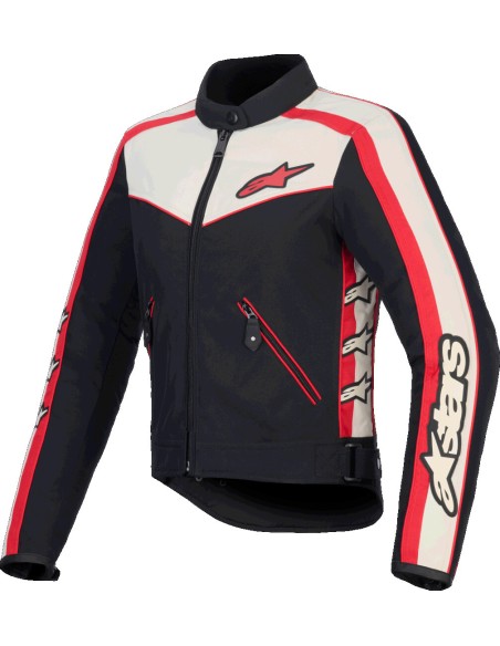 Chaqueta Alpinestars Stella T-Dyno WR | Negro-marfil-rojo brillo