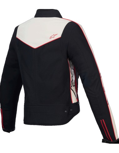 Chaqueta Alpinestars Stella T-Dyno WR | Negro-marfil-rojo brillo