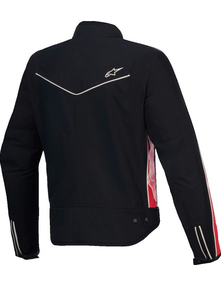 Chaqueta Alpinestars Stella T-Dyno WR | Negro-rojo brillo-fucsia