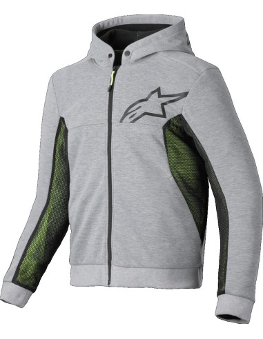 Sudadera Alpinestars Chrome Air Sport | Negro y rojo fluor