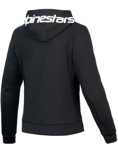 Sudadera Alpinestars Stella Chrome V2 Sport | Negro y blanco