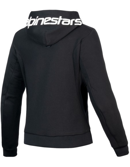 Sudadera Alpinestars Stella Chrome V2 Sport | Negro y blanco