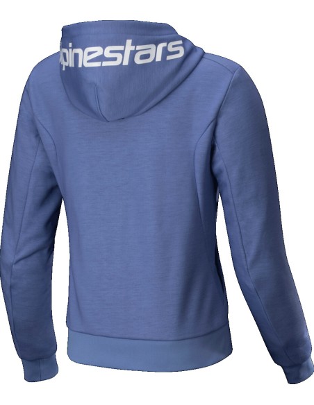 Sudadera Alpinestars Stella Chrome V2 Sport | Azul violeta y blanco