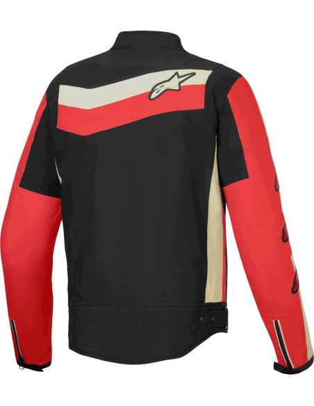 Chaqueta Alpinestars T-Dyno WR | Negro-rojo brillo-marfil