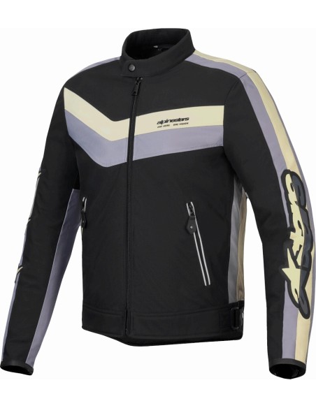 Chaqueta Alpinestars T-Dyno WR | Negro-gris oscuro-marfil