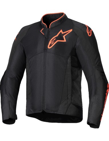 Chaqueta Alpinestars Viper Air V4 | Negro y rojo fluor