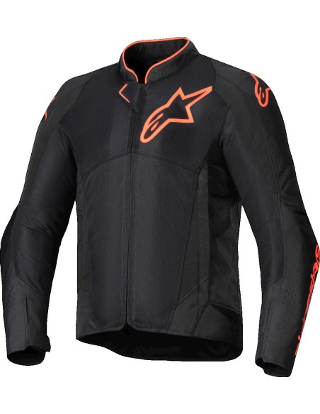 Chaqueta Alpinestars Viper Air V4 | Negro y rojo fluor