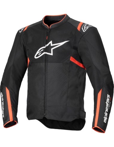 Chaqueta Alpinestars T-SPS Air V2 | Negro y rojo fluor