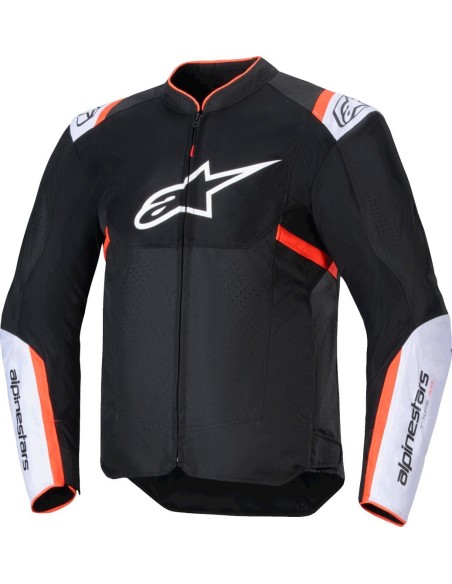 Chaqueta Alpinestars T-SPS Air V2 | Negro-blanco-rojo fluor