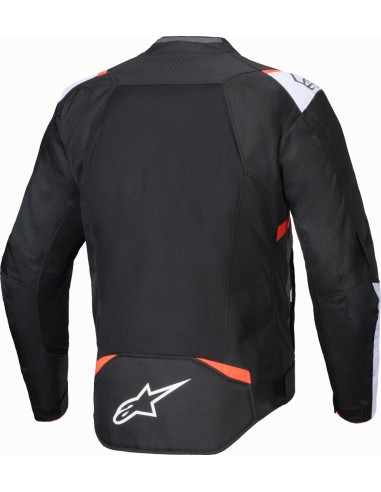 Chaqueta Alpinestars T-SPS Air V2 | Negro-blanco-rojo fluor