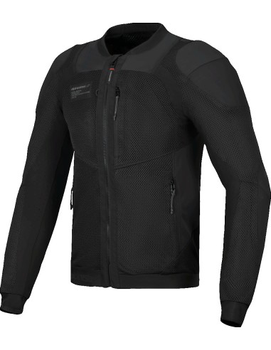 Chaqueta Alpinestars Troop-Air Pro | Negro y rojo fluor