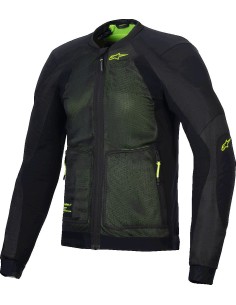 Chaqueta Alpinestars Troop-Air | Negro y amarillo fluor