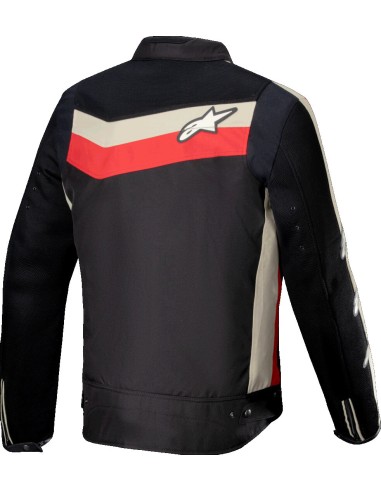 Chaqueta Alpinestars T-Dyno Air | Negro-rojo brillo-marfil