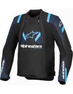 Chaqueta Alpinestars T-Stunt Air | Negro-azul oscuro-azul