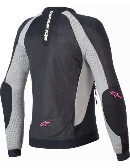 Chaqueta Alpinestars Stella Troop-Air | Negro-gris-rosa fluor