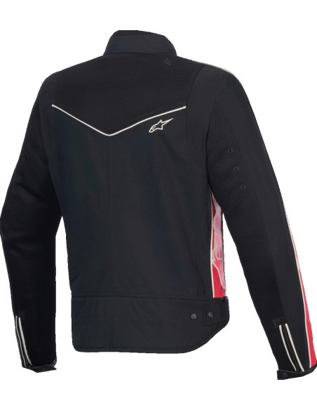 Chaqueta Alpinestars Stella T-Dyno Air | Negro-rojo brillo-fucsia