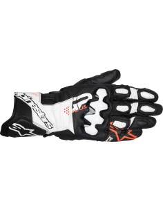 Guantes Alpinestars GP Plus R V3 | Negro-blanco-rojo fluor