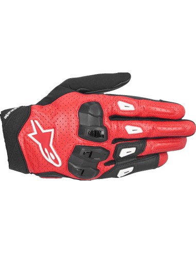 Guantes Alpinestars SP X 7 | Negro-rojo brillo-blanco