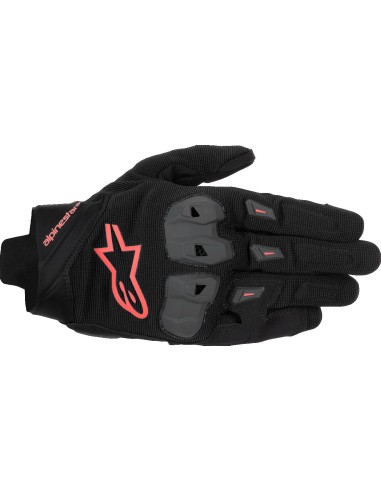 Guantes Alpinestars SP X 1 | Negro y rojo fluor