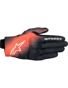 Guantes Alpinestars Reef V2 | Negro-rojo fluor-blanco