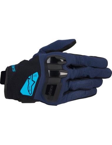 Guantes Alpinestars Chrome V2 | Azul oscuro y océano