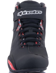Zapatillas Alpinestars Sektor FQ20 | Negro y rojo brillo 2