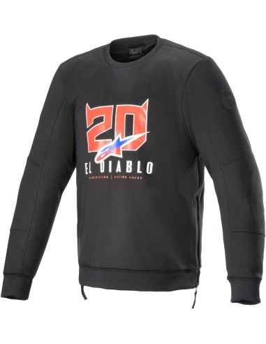 Suadadera Alpinestars FQ20 | Negro y rojo brillo