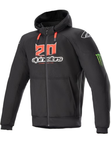 Suadadera Alpinestars Chrome Ignition FQ20 | Negro-blanco-rojo brillo