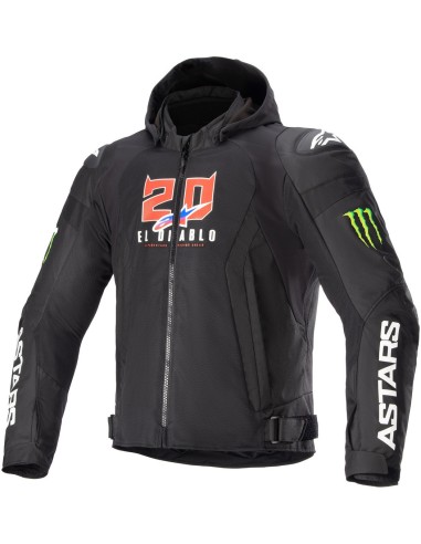 Chaqueta Alpinestars Zaca Air Monster FQ20 | Negro y blanco