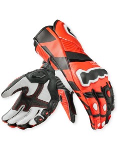Guantes Revit Jerez 4 | Rojo fluor y negro