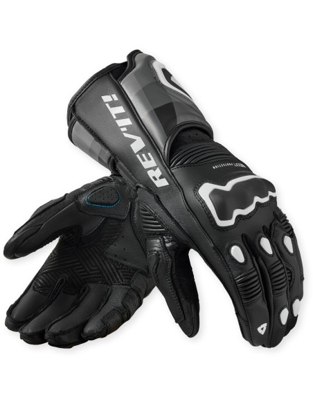 Guantes Revit Quantum 3 | Negro y blanco
