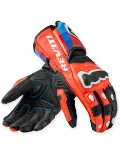 Guantes Revit Quantum 3 | Rojo neón y azul