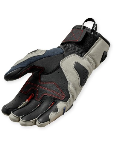 Guantes Revit Sand 5 | Plata y rojo