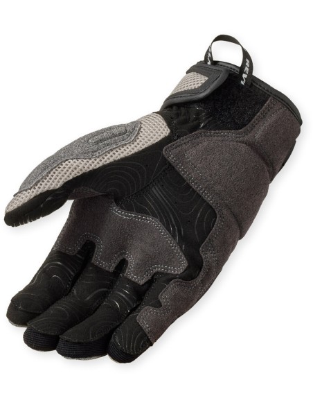 Guantes Revit Cavern | Gris claro y negro