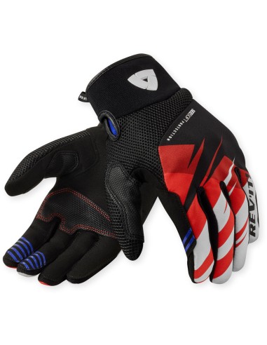 Guantes Revit Surge | Negro y rojo