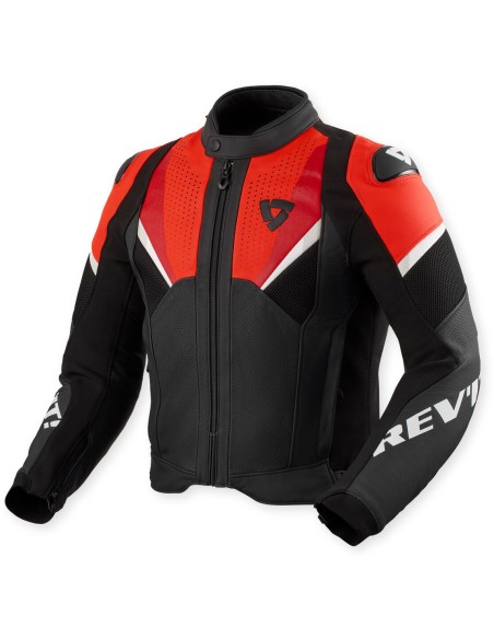 Chaqueta Revit Automate | Negro y rojo neón
