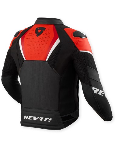 Chaqueta Revit Automate | Negro y rojo neón
