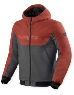 Sudadera Revit Parabolica 2 | Rojo y gris