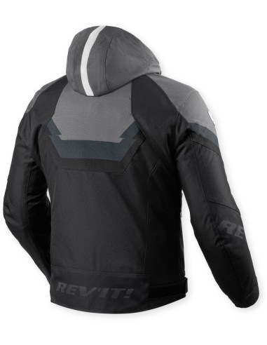 Chaqueta Revit Quantum 3 H2O | Negro y gris