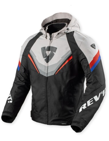 Chaqueta Revit Quantum 3 H2O | Negro y gris claro