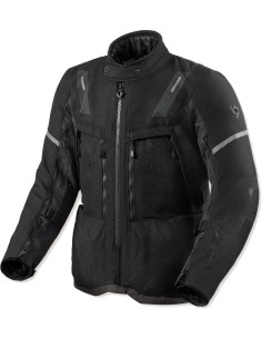 Chaqueta Revit Sand 5 H2O | Negro y antracita