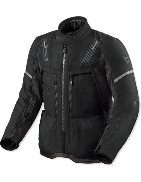 Chaqueta Revit Sand 5 H2O | Negro y antracita