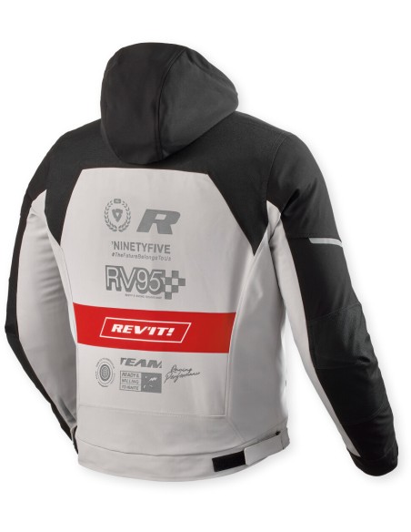 Chaqueta Revit Haste H2O | Negro y rojo