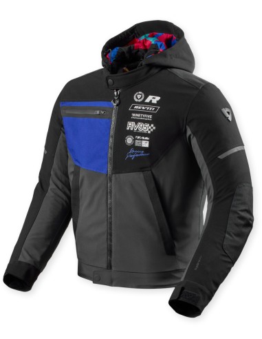 Chaqueta Revit Haste H2O | Negro y rojo