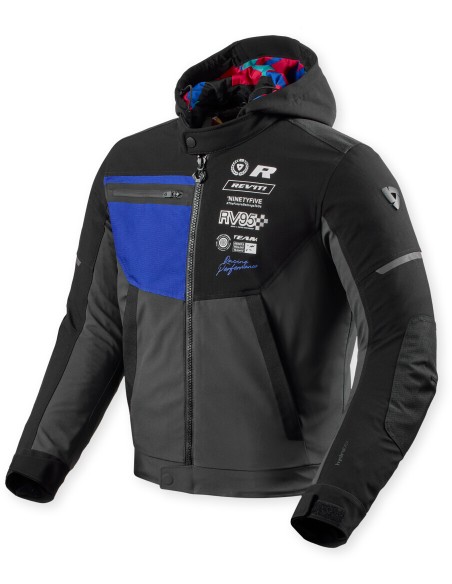 Chaqueta Revit Haste H2O | Negro y azul
