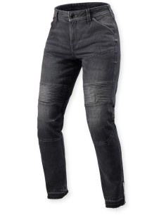 Pantalón Vaquero Revit Moto 2 Ladies SF Tallaje Corto | Negro