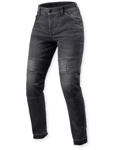 Pantalón Vaquero Revit Moto 2 Ladies SF Tallaje Corto | Negro