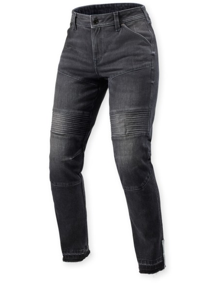 Pantalón Vaquero Revit Moto 2 Ladies SF Tallaje Corto | Negro